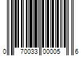 Barcode Image for UPC code 070033000056