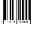 Barcode Image for UPC code 0700371060404