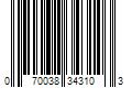 Barcode Image for UPC code 070038343103