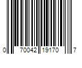 Barcode Image for UPC code 070042191707