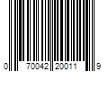 Barcode Image for UPC code 070042200119