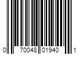 Barcode Image for UPC code 070048019401