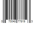 Barcode Image for UPC code 070048778193