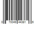 Barcode Image for UPC code 070049443816