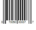 Barcode Image for UPC code 070050000077