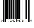 Barcode Image for UPC code 070052097815