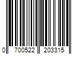 Barcode Image for UPC code 0700522203315