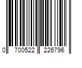 Barcode Image for UPC code 0700522226796