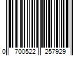 Barcode Image for UPC code 0700522257929