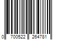 Barcode Image for UPC code 0700522264781