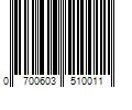 Barcode Image for UPC code 0700603510011