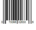 Barcode Image for UPC code 070066026306