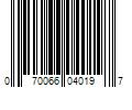 Barcode Image for UPC code 070066040197