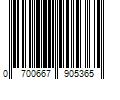 Barcode Image for UPC code 0700667905365