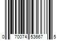 Barcode Image for UPC code 070074536675