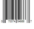 Barcode Image for UPC code 070074546667