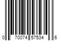 Barcode Image for UPC code 070074575346. Product Name: Abbott Laboratories Similac Sensitive Infant Formula  Ready-to-Feed  32-fl-oz Bottle