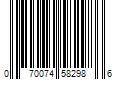 Barcode Image for UPC code 070074582986