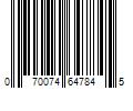 Barcode Image for UPC code 070074647845