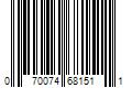 Barcode Image for UPC code 070074681511