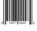 Barcode Image for UPC code 070077000074