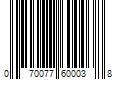 Barcode Image for UPC code 070077600038