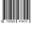 Barcode Image for UPC code 0700825478410