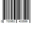 Barcode Image for UPC code 0700953403599