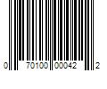 Barcode Image for UPC code 070100000422