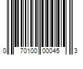 Barcode Image for UPC code 070100000453