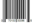 Barcode Image for UPC code 070100000965