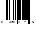 Barcode Image for UPC code 070100001528