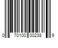 Barcode Image for UPC code 070100002389