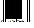 Barcode Image for UPC code 070100002624