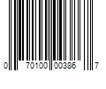 Barcode Image for UPC code 070100003867