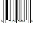 Barcode Image for UPC code 070100003898