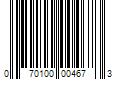 Barcode Image for UPC code 070100004673