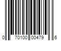 Barcode Image for UPC code 070100004796