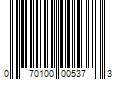 Barcode Image for UPC code 070100005373