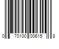 Barcode Image for UPC code 070100006158