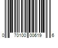 Barcode Image for UPC code 070100006196