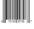 Barcode Image for UPC code 070100007087. Product Name: 