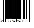 Barcode Image for UPC code 070100007117