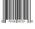 Barcode Image for UPC code 070100007216