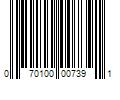 Barcode Image for UPC code 070100007391