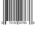 Barcode Image for UPC code 070100007636