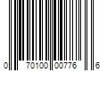 Barcode Image for UPC code 070100007766