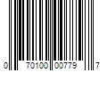 Barcode Image for UPC code 070100007797