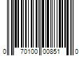 Barcode Image for UPC code 070100008510