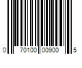 Barcode Image for UPC code 070100009005